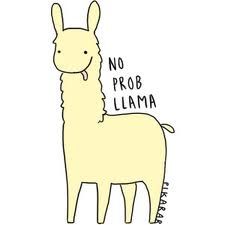 Funny And Random Llama Doodle Easy Drawings Flower Drawing