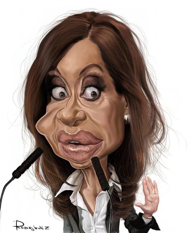 Resultado de imagen para Caricaturas de Cristina FernÃ¡ndez de Kirchner