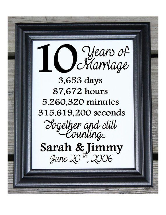10th wedding anniversary cotton