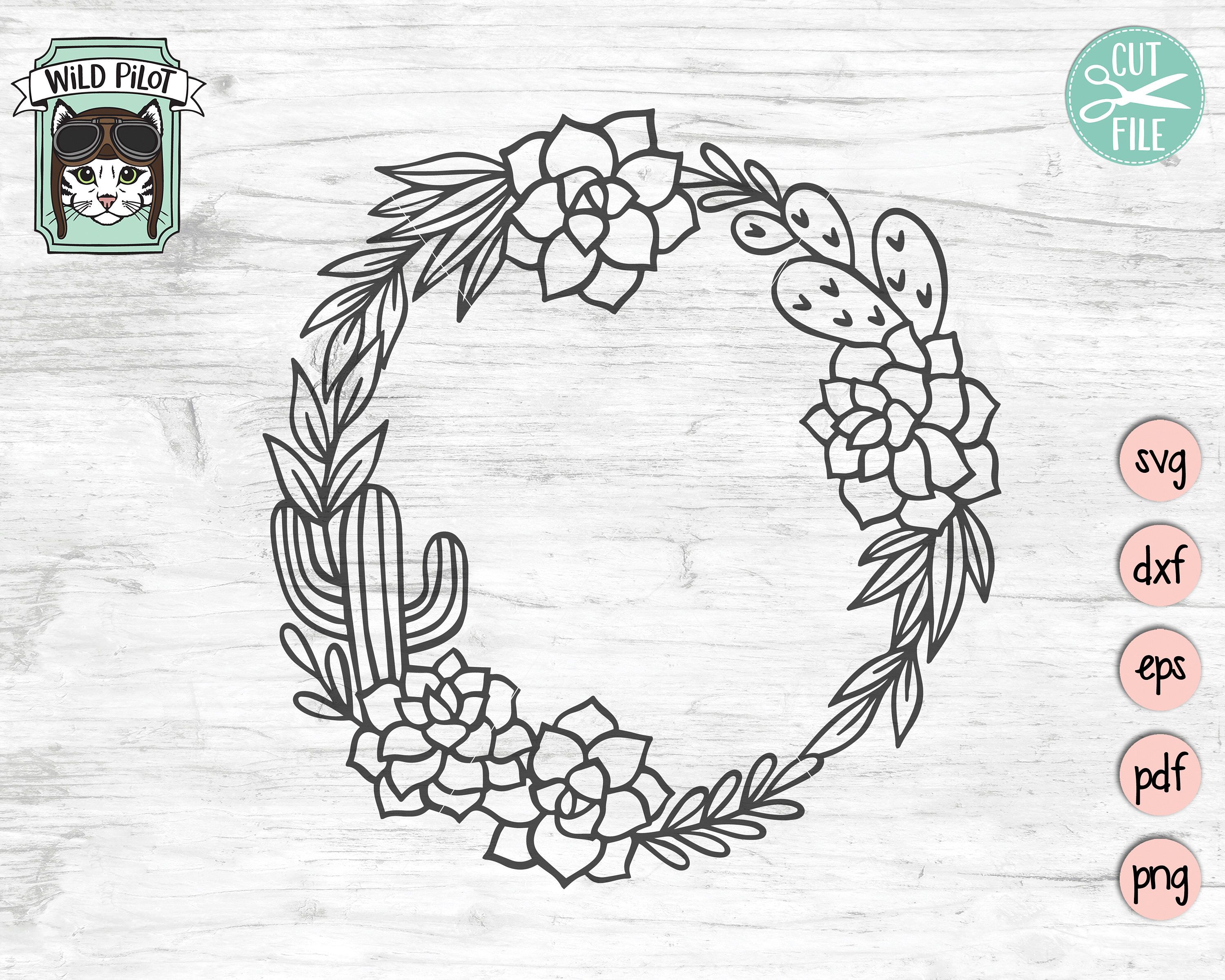 Download Cactus Frames Svg Cactus Cut File Cactus Svg File Succulent Svg Wreath Svg Png Cactus Monogram Svg Cactus Border Svg Dxf Vector Eps Clip Art Art Collectibles Kromasol Com