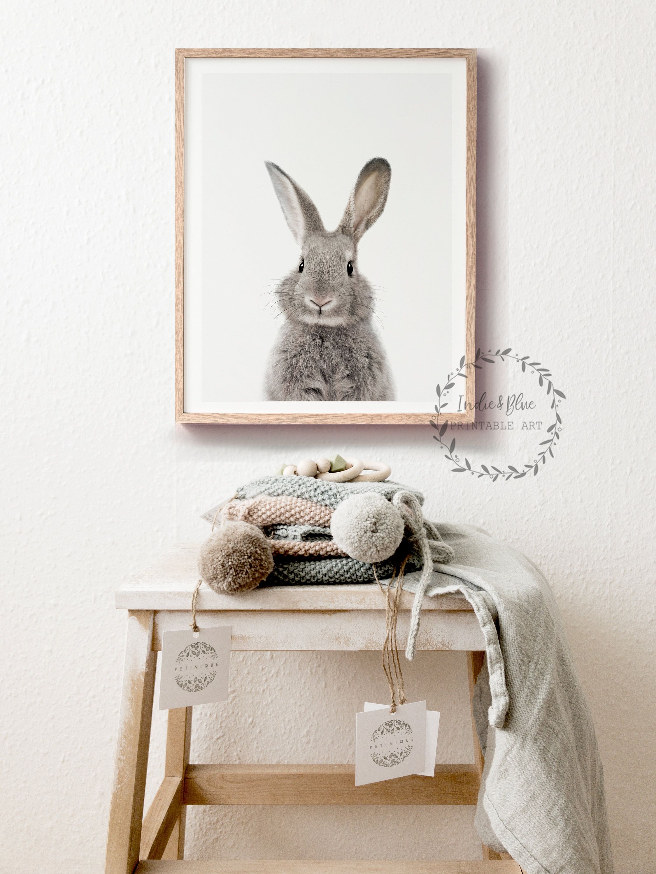 Bunnies nursery instant digital download