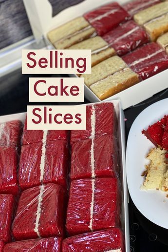 CAKE SLICES / HOW TO MAKE AND PACKAGE CAKE SLICES PROPERLY.