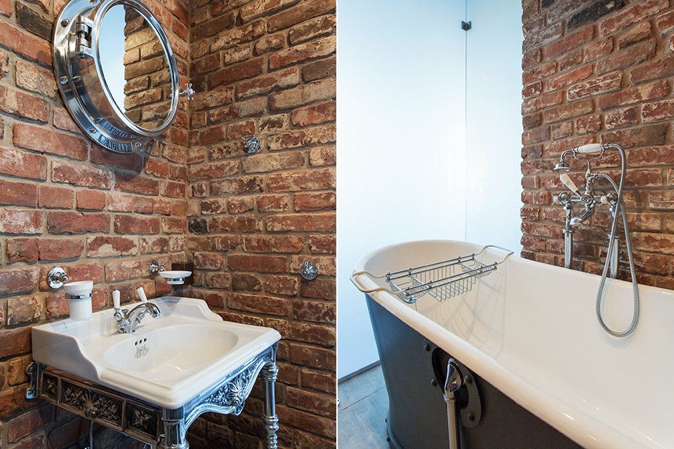 What are the ways to add an industrial feel to the space? Here they are and ways