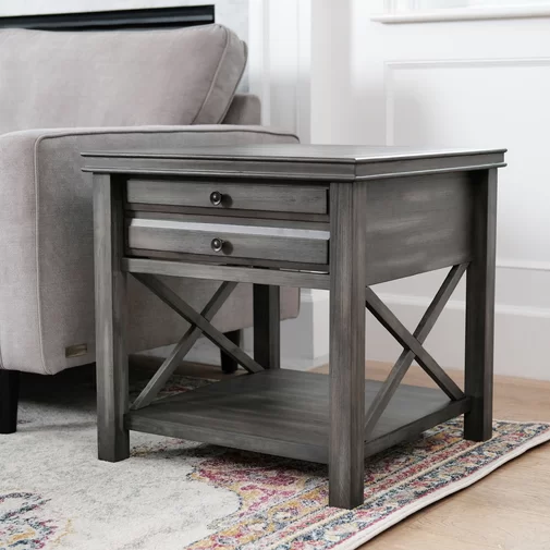 Swart Solid Wood End Table With Storage Tables - Solid Wood End Tables With Storage Swart Solid Wood End Table With Storage Tables - Solid Wood End Tables With Storage