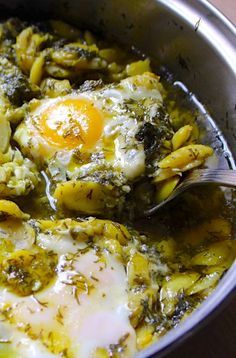 Baghali Ghatogh - Stew of Beans and Dill - Persian food