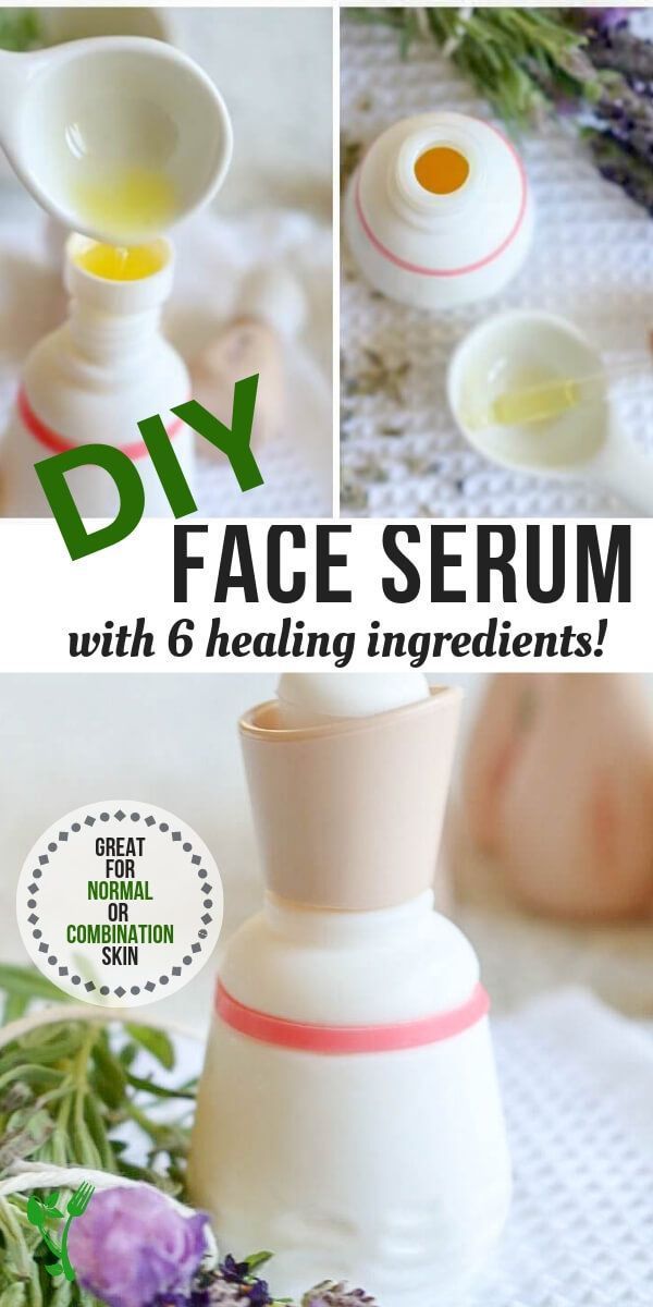 Made with only six clean ingredients, this DIY Face Serum is a light and nourishing moisturiz... #faceserum