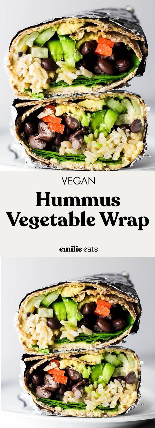 Hummus Gemüse Wrap