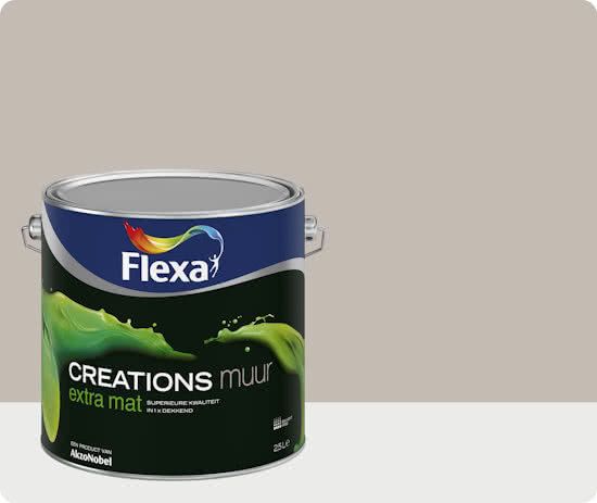 Flexa Creations - Muurverf Extra Mat - Urban Taupe - 2,5 ...