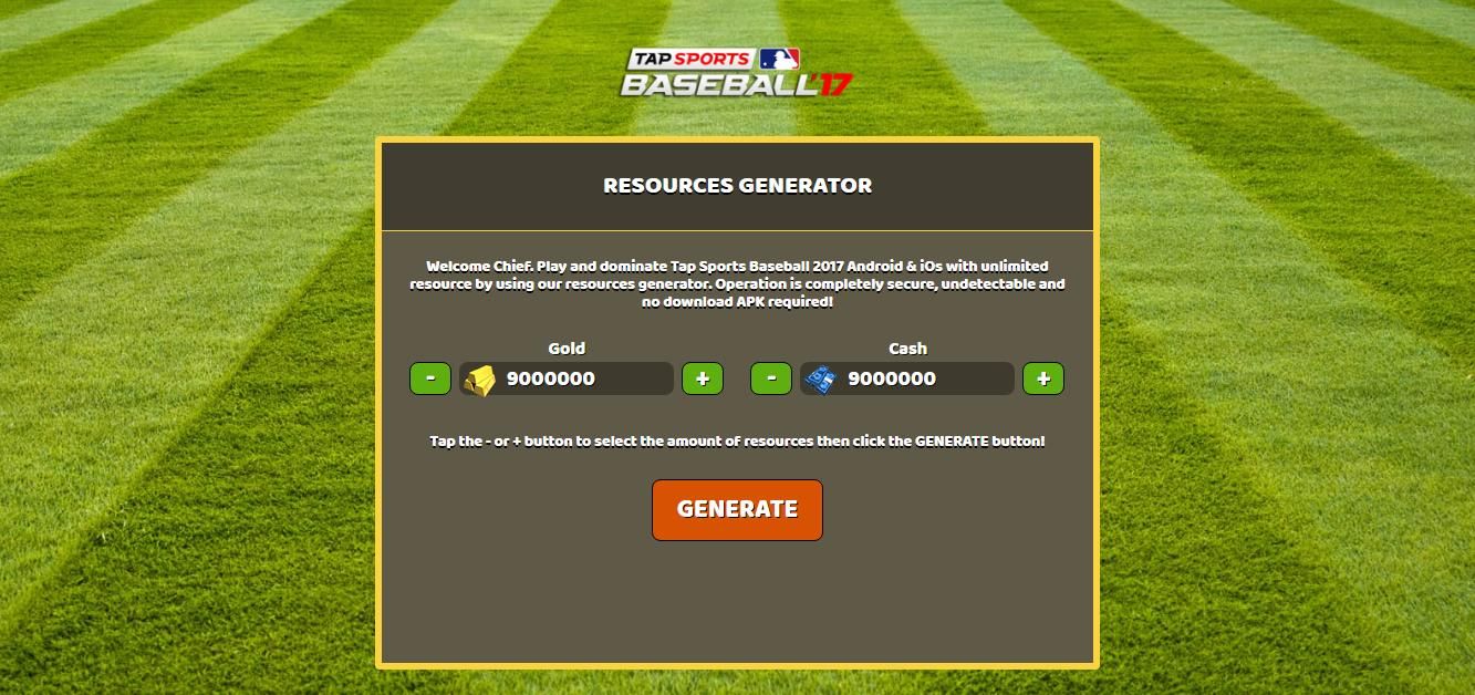Unlimited Gold Unlimited Cash Tap Sports Baseball 2017