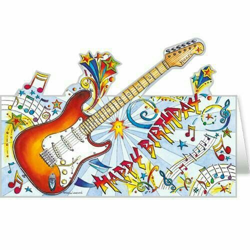 Pin by Holly Roberts on Guitars | Happy birthday guitar, Happy birthday