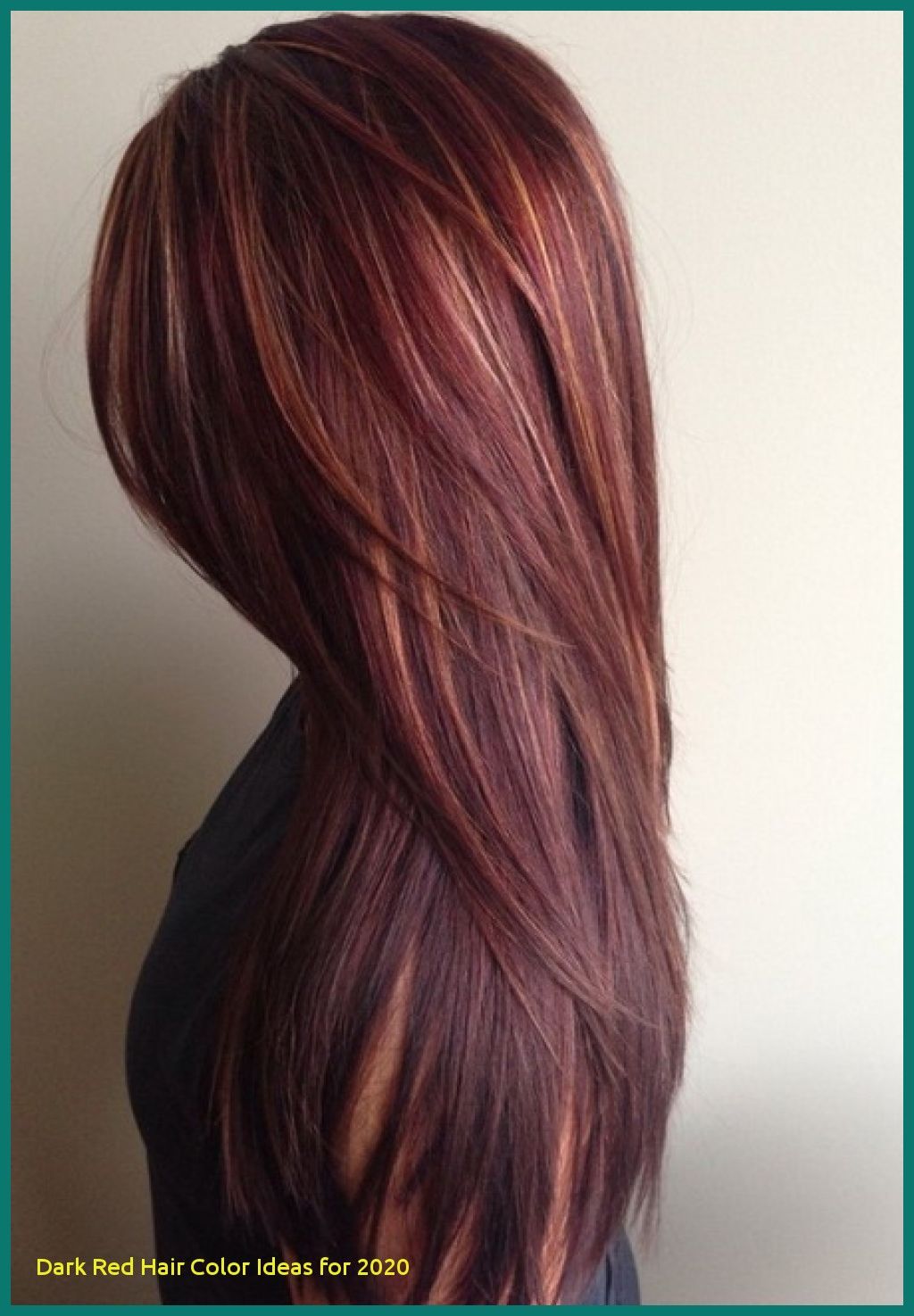 D'inspiration rouge foncé couleur des cheveux...s idées pour 2020