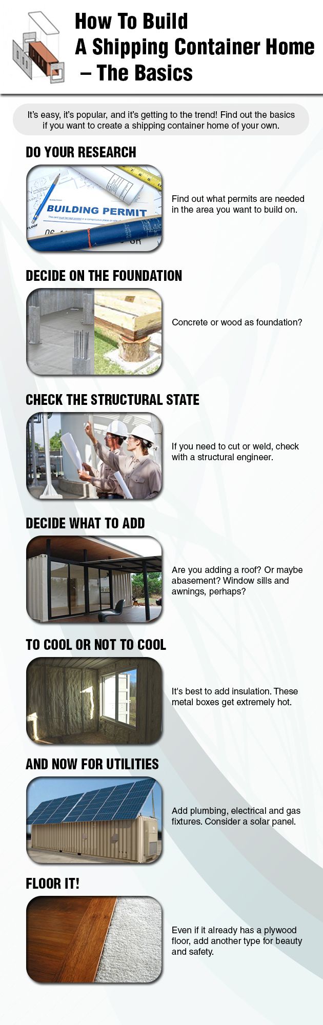 Shipping container homes allow building a durable and eco-friendly home for around half the price of a traditional home. Builders and contractors use intermodal steel... Container Design, Storage Container Homes, Building A Container Home, Container Buildings, Container House Plans, Shipping Container Homes, Shipping Containers, Cargo Container, Storage Containers