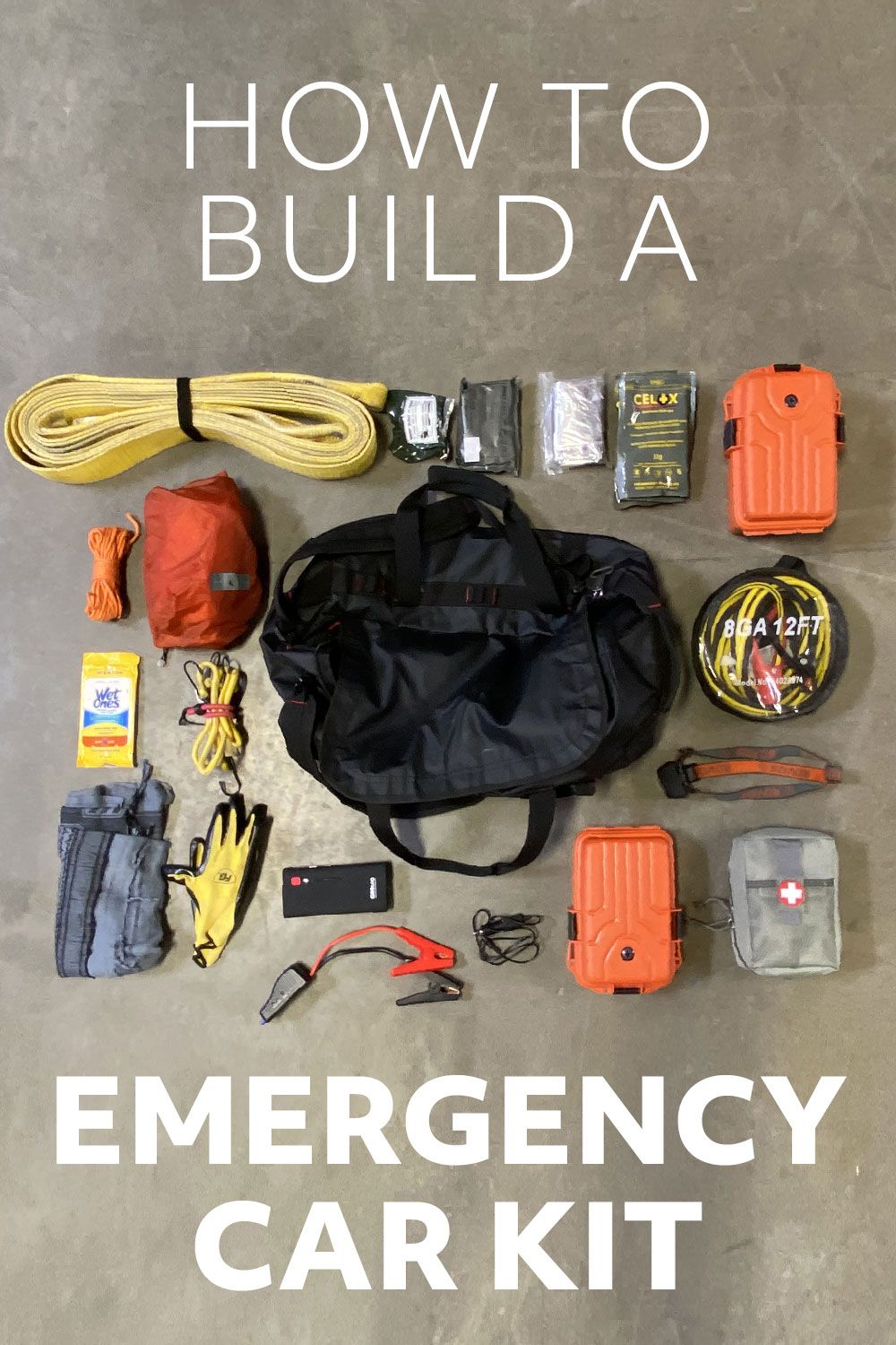 How to Build a Car Emergency Kit - Free Checklist