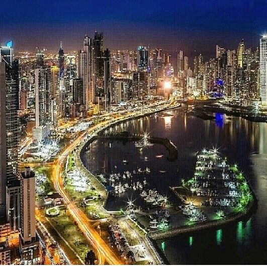 Panamá De Noche Revistakidspty Panama City Panama Panama City