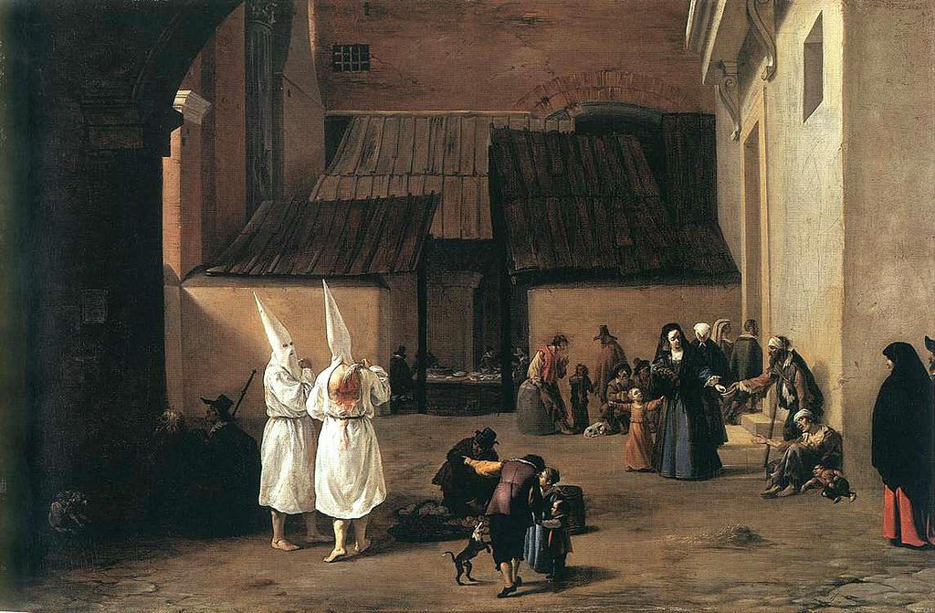 Pieter van Laer, "The Flagellants" 1635. Not the Klan. These were ...