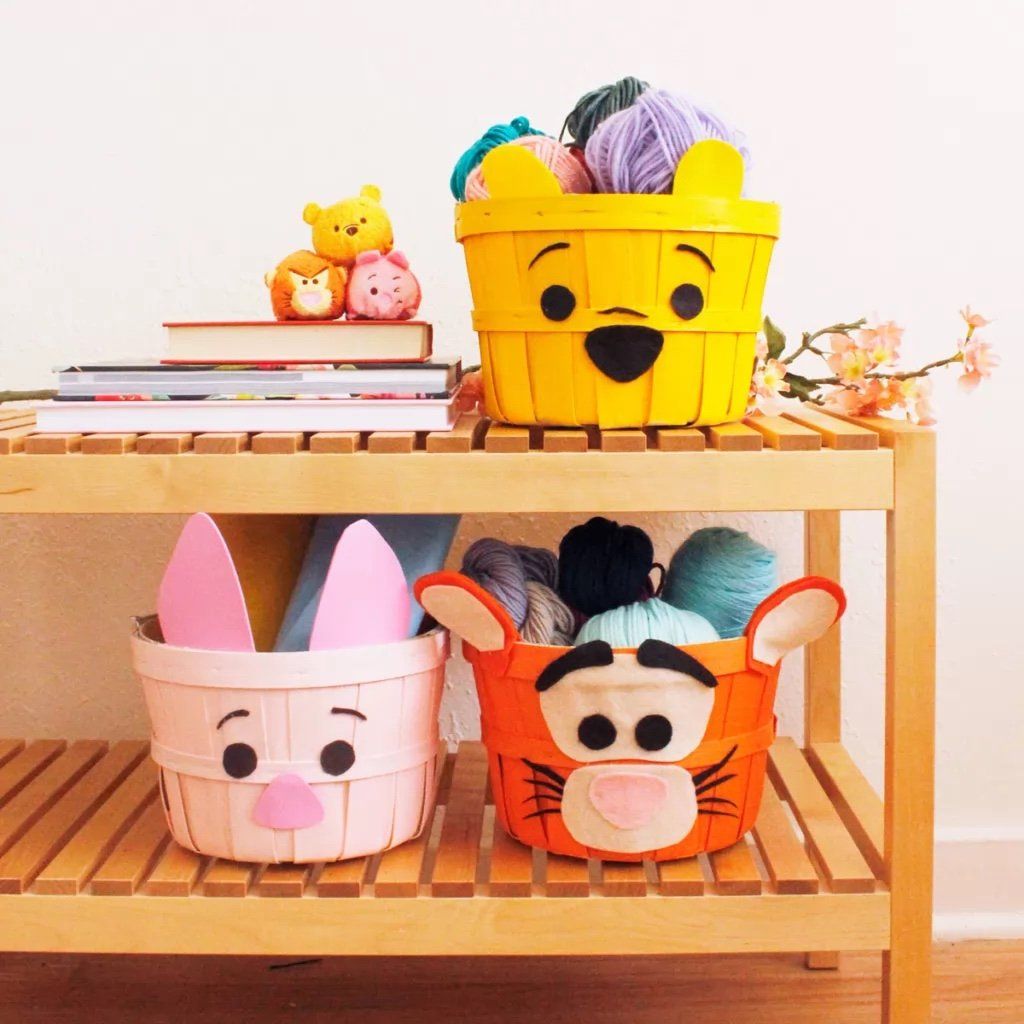 Adorable Winnie The Pooh Easter Baskets DIY! Chip and Company in 2021