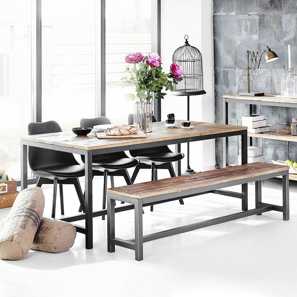Interstil Industriële eettafel Vintage • Sohome ...