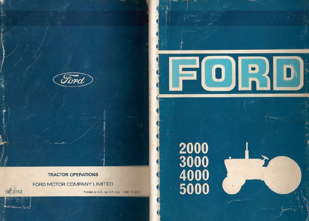eBay Sponsored .Ford Tractor Manual Book200030004000Operations