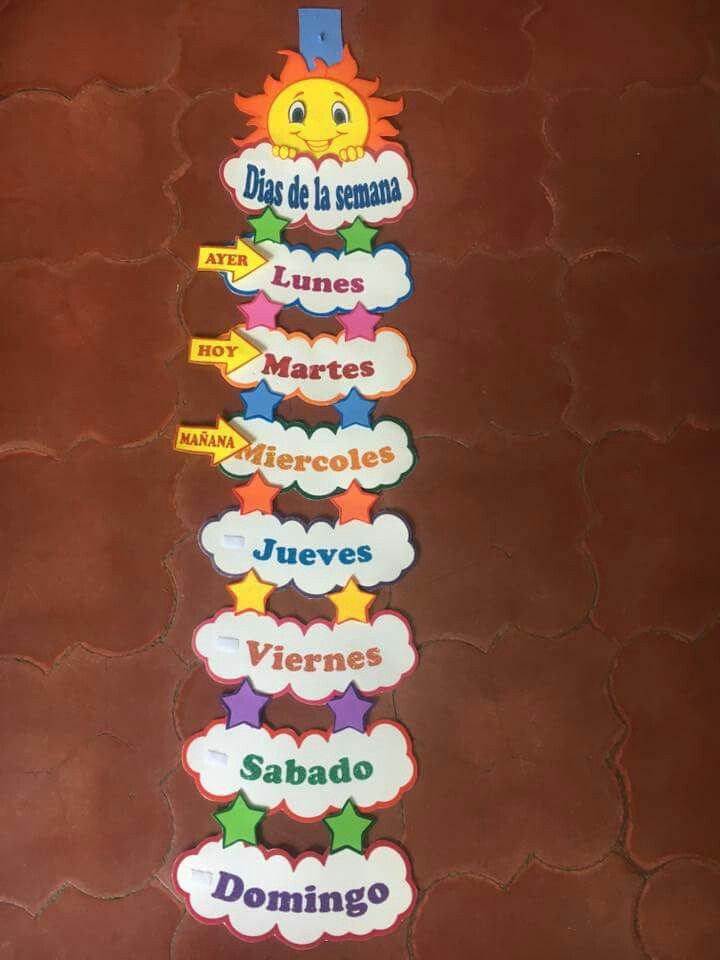 89 Ideas De Dias De La Semana En 2021 Dias De La Semana Actividades Para Preescolar Calendario Preescolar