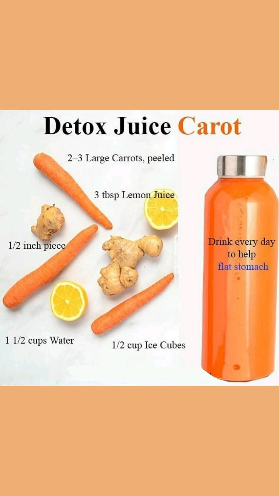 carrot detox juice - weightloss detox juice.