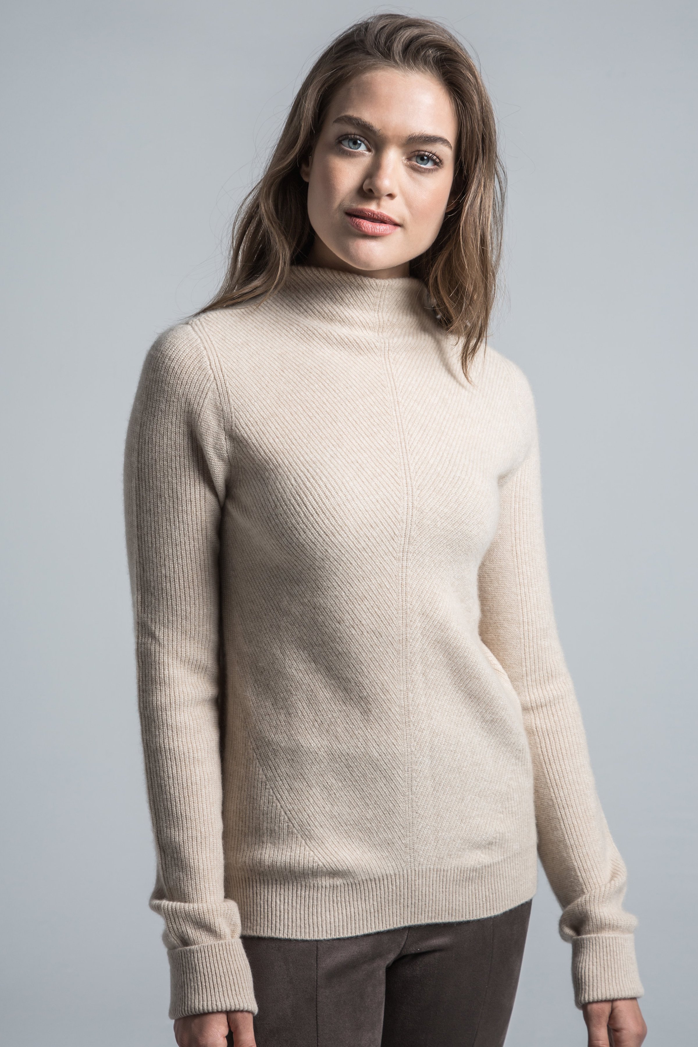 Leah Cashmere Mock Neck Sweater Tan | Sweaters, Cashmere Leah Cashmere Mock Neck Sweater Tan | Sweaters, Cashmere