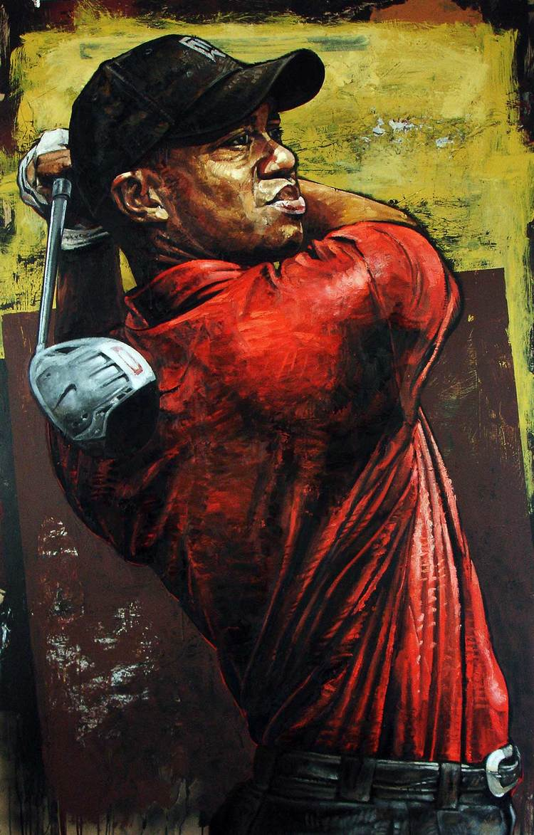 OTHER SPORTS — STEPHEN HOLLAND STUDIOS | Golf art, Tiger woods, Sports