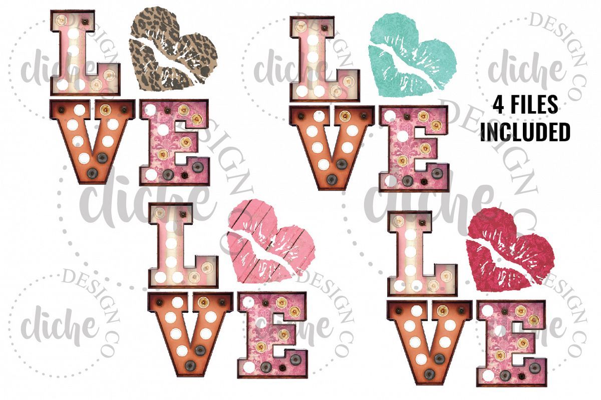 Valentine Sublimation Design Bundle Design bundles