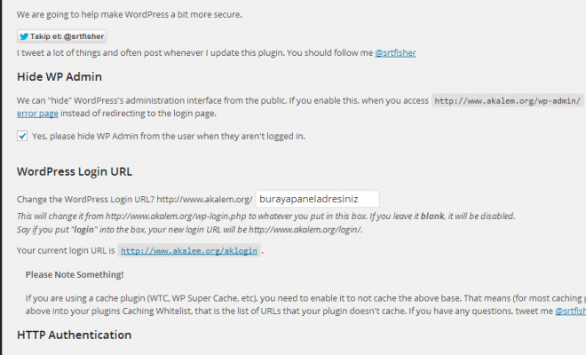 Wordpress Wp Admin Panelini Degistirme Akalem