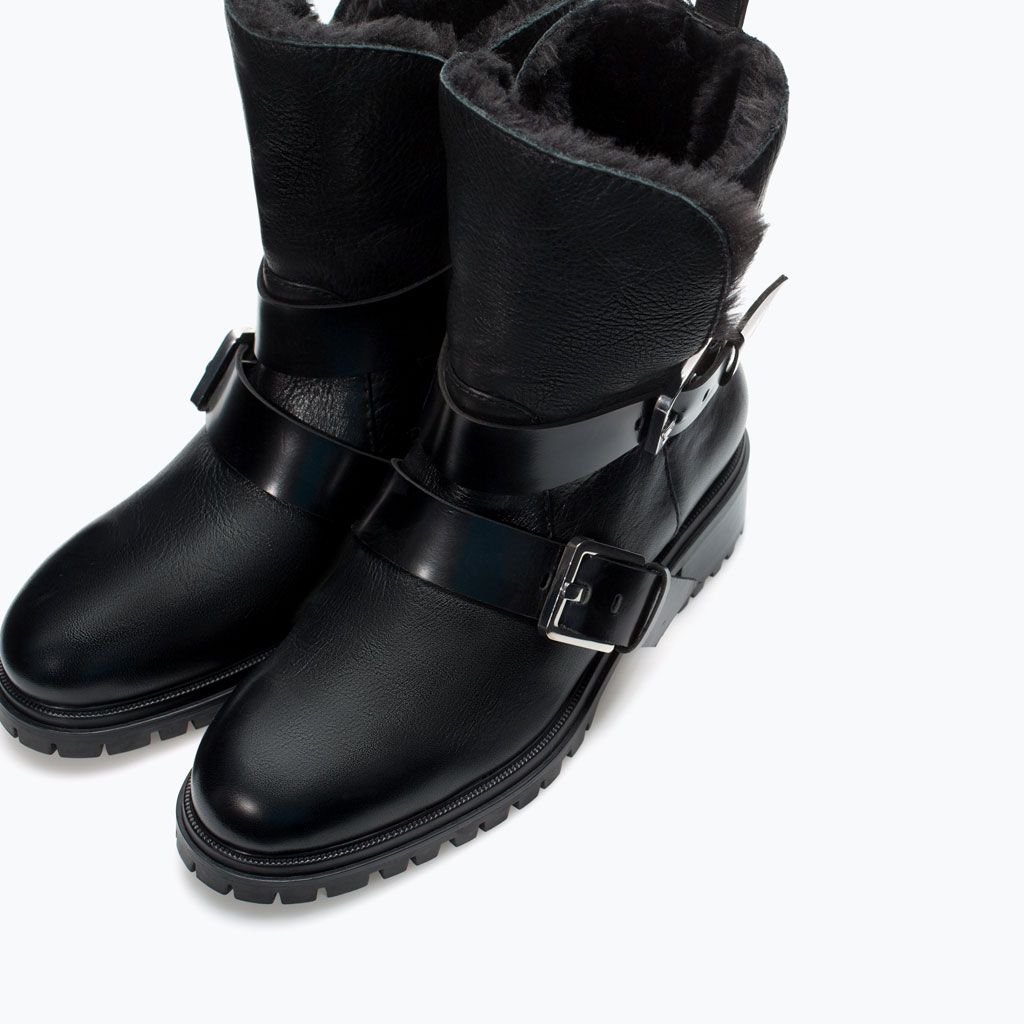 zara biker boots for women