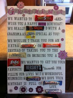 pin by crystal deloa on crafts pinterest candy bar posters