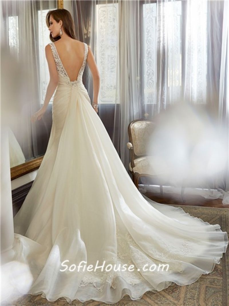 Low Back Corset Wedding Dresses