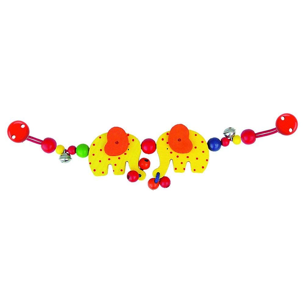 Heimess 736850 Kinderwagenkette Herzb/är mit Clips rosa
