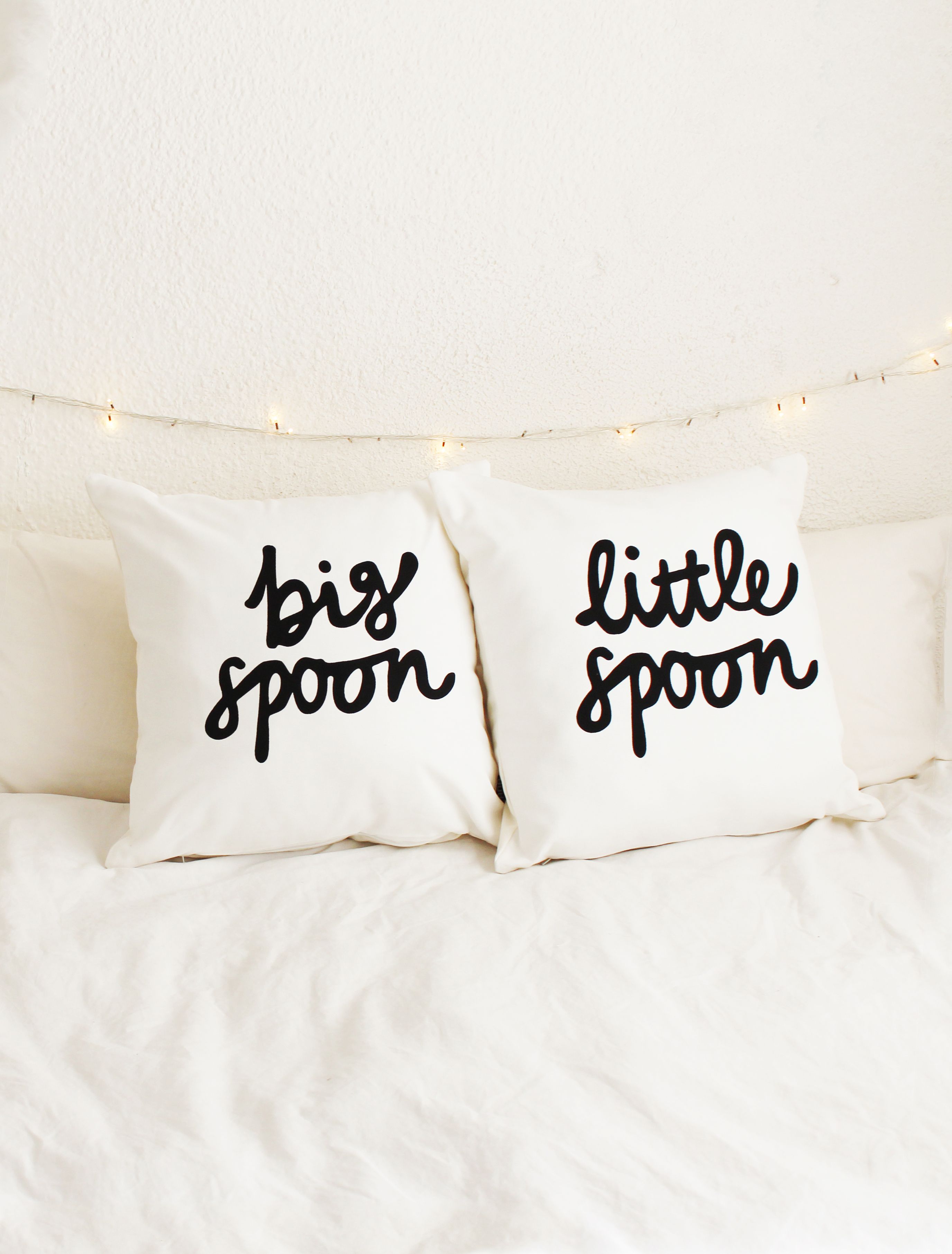 Big Spoon & Little Spoon Cushion Set by Big spoon and Little spoon pillows