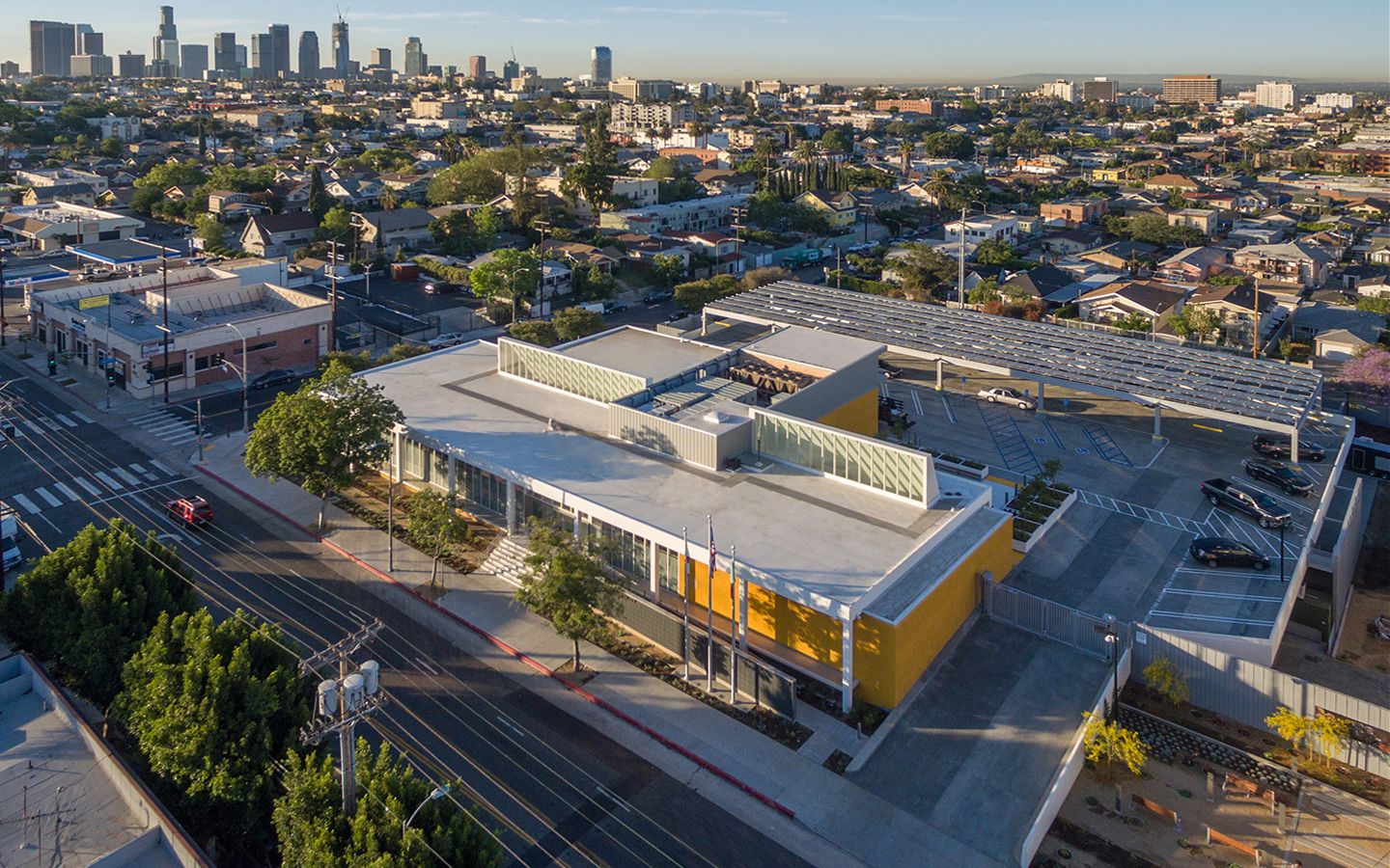LAPD Metropolitan Division Facility, (Los Angeles, CA), Perkins + Will Architect design