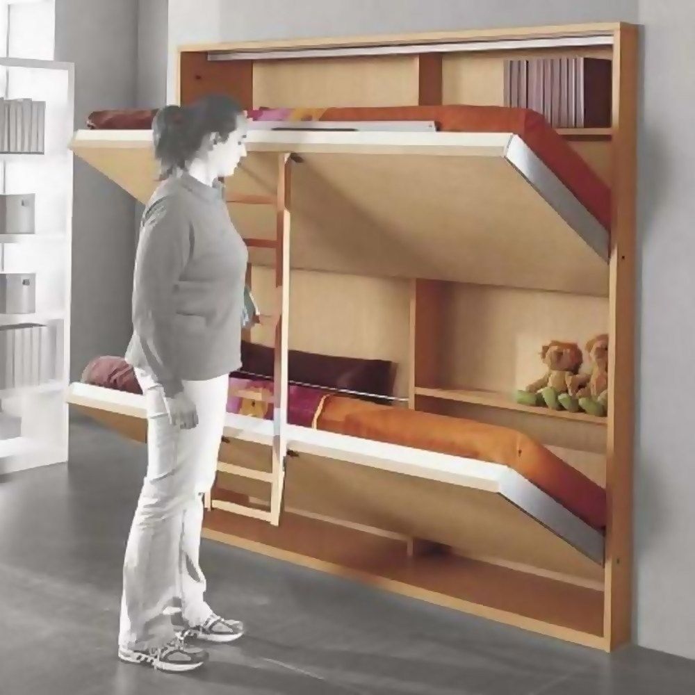 20 Inspiring Double Murphy Bunk Bed That Suitable for Small Space De