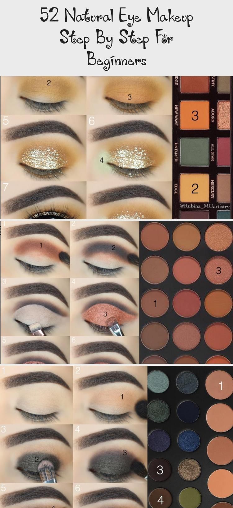 52 Natural Eye Makeup Step By Step For Beginners - Eye Makeup - Easy eye makeup...
