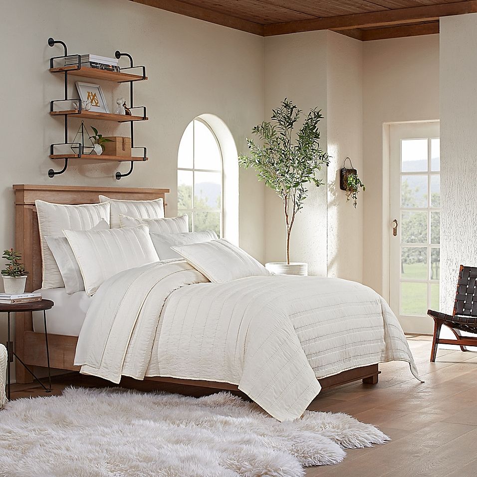 Ugg Surfwashed Quilt Bed Bath Beyond In 2021 Apartment Decorating On A Budget Bed Bath And Beyond Johanna Gaines Bedroom Ideas