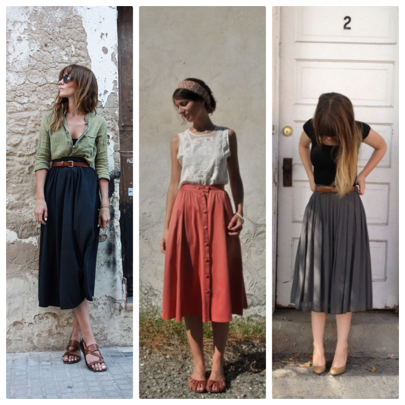 Envie couture #1 : La jupe midi #modafemenina