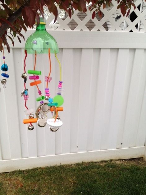 Plastic Bottle Wind Chime With Recycled Materials Images Plastic Bottle Wind Chime With Recycled
