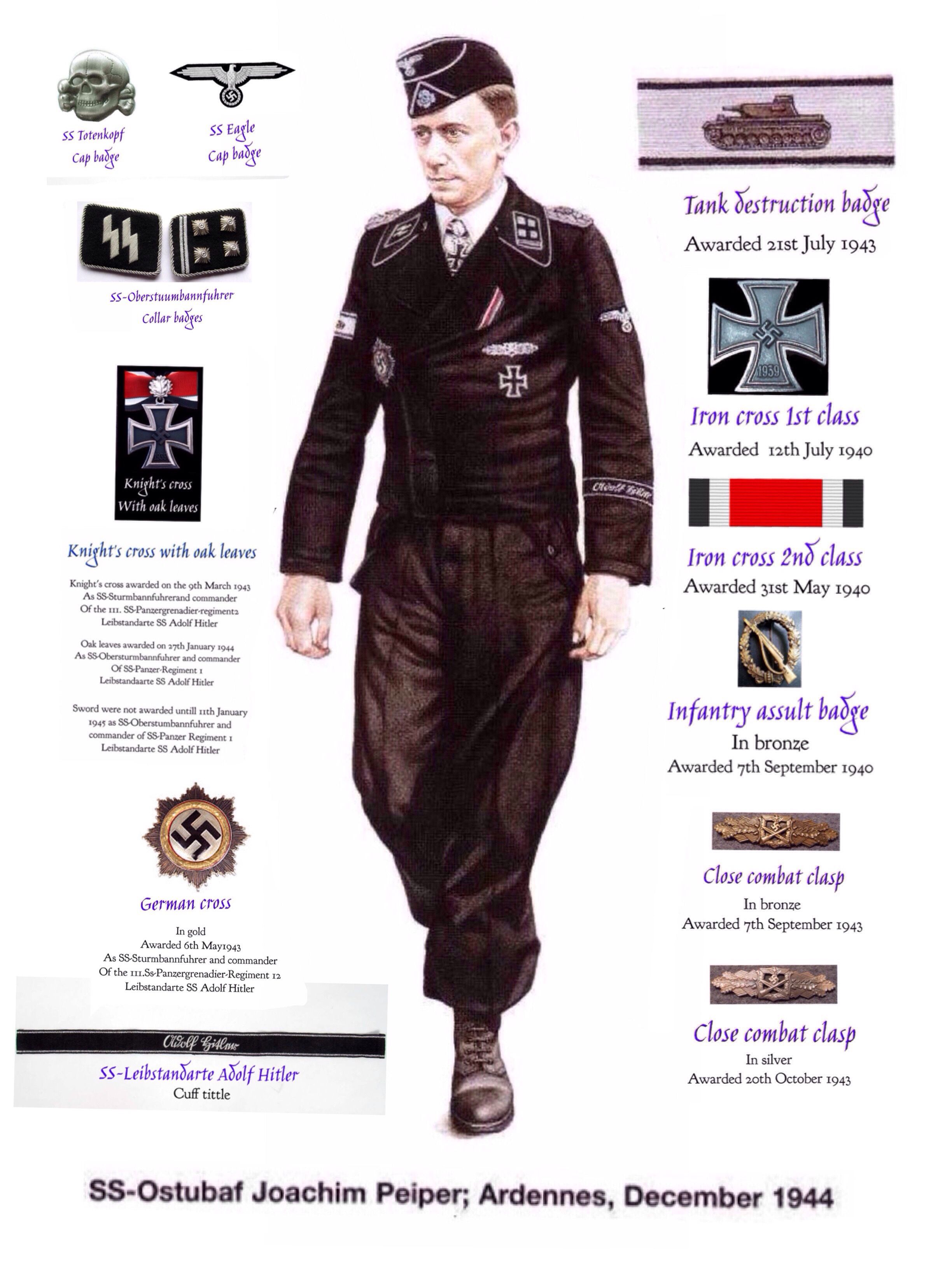 Joachim Piper, personal adjutant of the SS Reichsfhrer Heinrich Himmler: biography Joachim Piper, personal adjutant of the SS Reichsfhrer Heinrich Himmler: biography