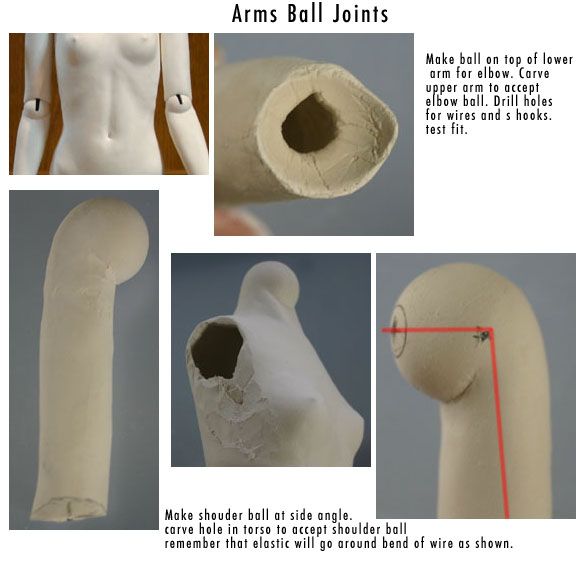 How to make ball jointed dolls