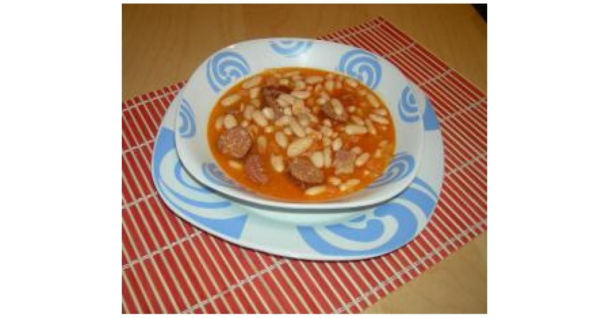 Judias Blancas Con Chorizo Receta Recetas Con Legumbres Judias Blancas Recetas De Comida