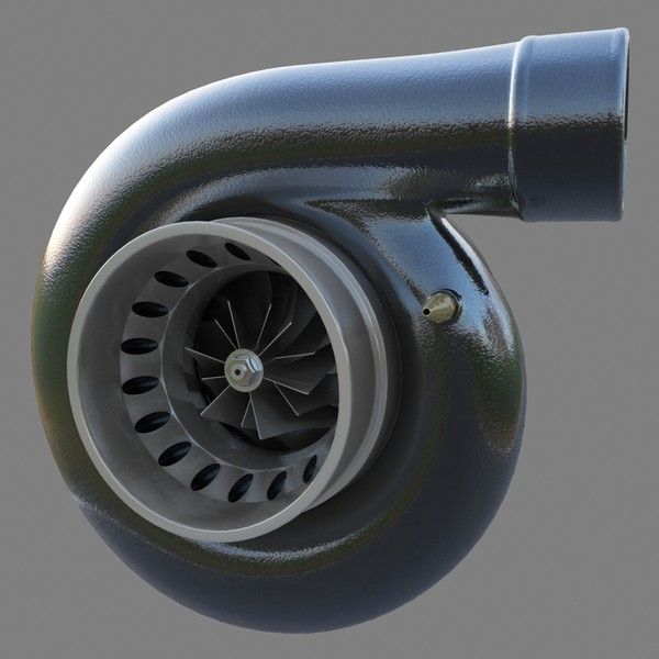 Modele 3d De Turbo Turbo Par Redline Or Nothing Turbo 3d Model Model