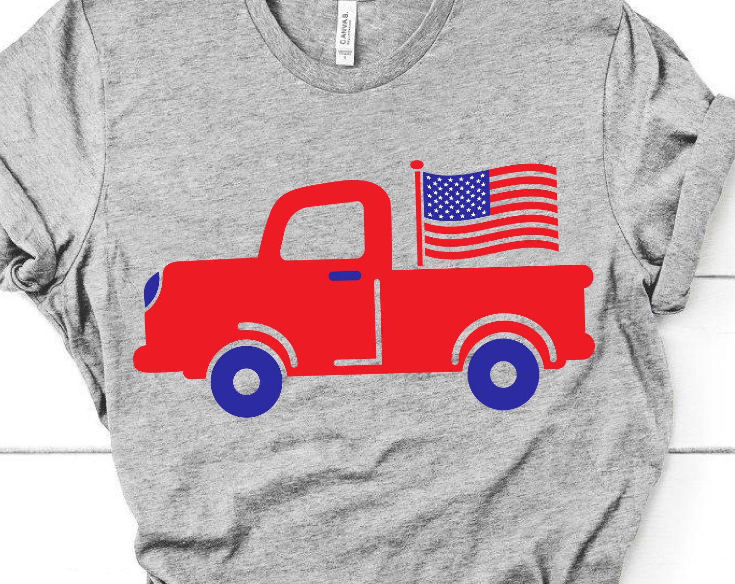 4th of July Truck Svg American Truck Svg Patriotic Old | Etsy | Fourth
