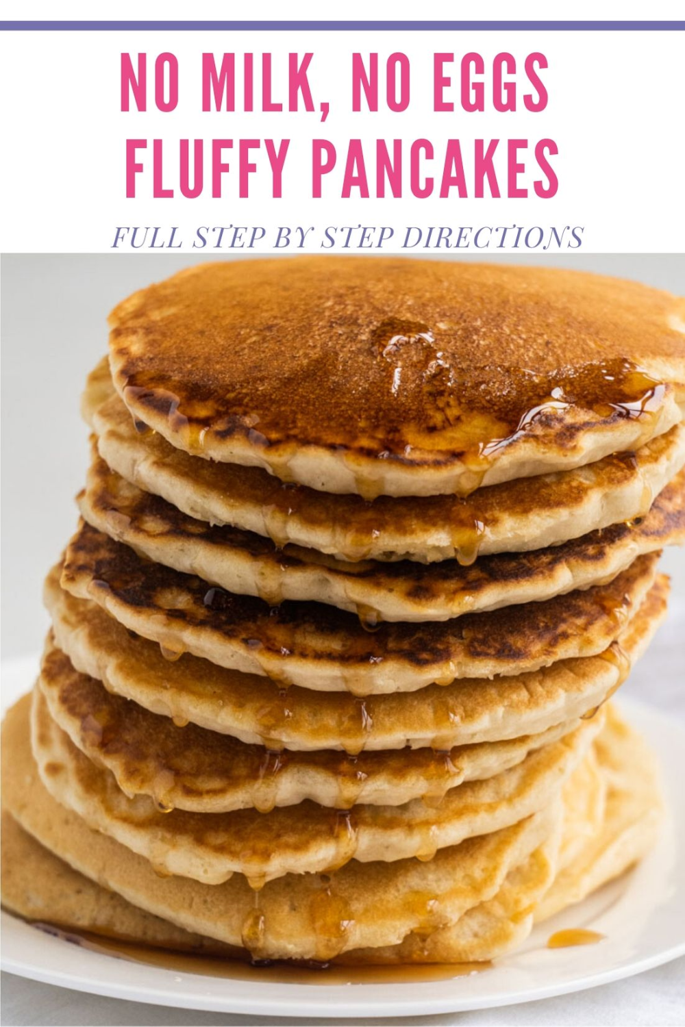 No Milk No Eggs Pancakes Recipe Breakfast recipes easy No Milk No Eggs Pancakes Recipe Breakfast recipes easy