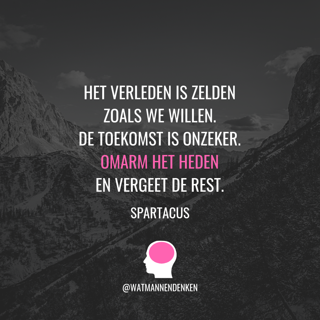 "Het verleden is zelden zoals we willen. De toekomst is onzeker. Omarm het heden en vergeet de rest." ~ Spartacus . Vind je dit een leuke post? Klik op de afbeelding voor meer toffe quotes en tips! https://watmannendenken.nl/9tips/ ♥✔ . #watmannendenken #verleden #heden #toekomst #spartacus #plukdedag #carpediem Carpe Diem, Qoutes, Lockscreen, Quotations, Quotes, Quote, Shut Up Quotes