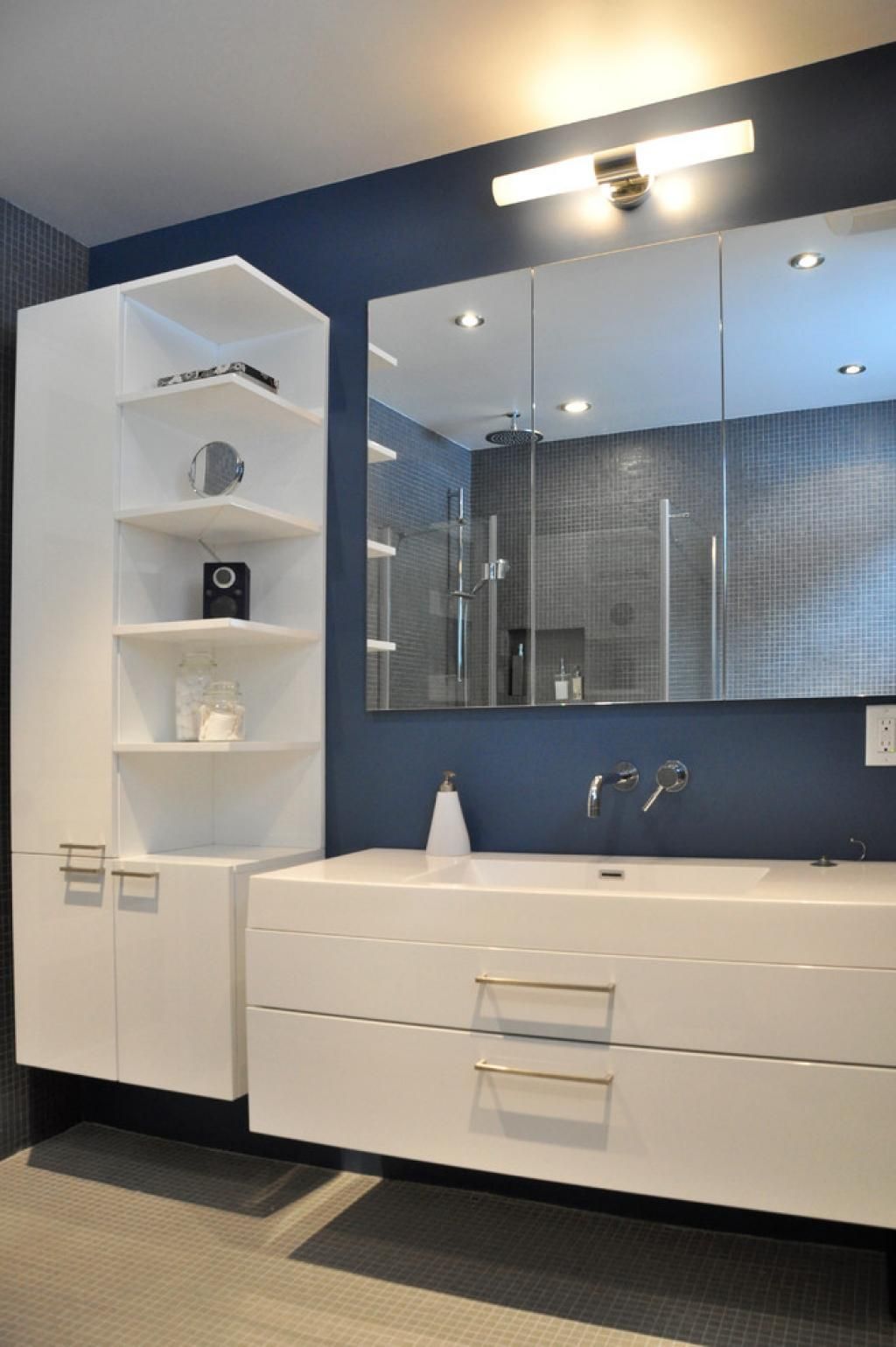 40 Idee Di Bagno In Blu E Bianco Arredo Bagno Blu Design Bagno