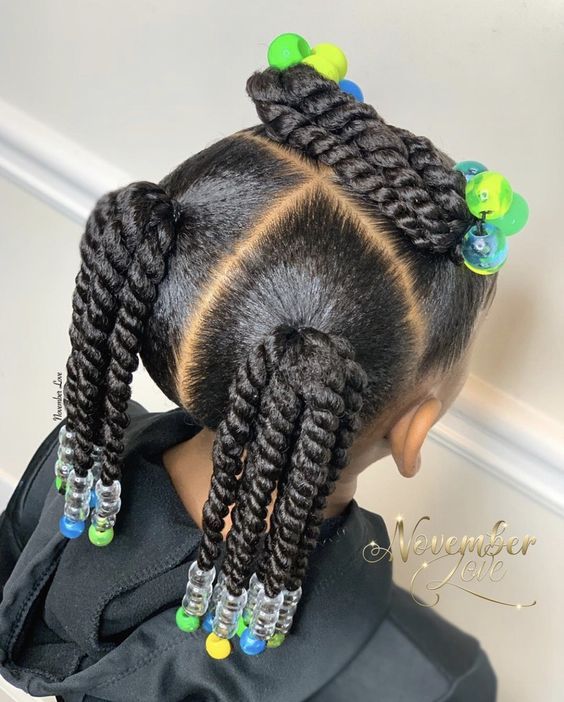 50 Easy Kid-Friendly Winter Natural Hairstyles – Includes Winter Hair Care Tips – Coils and Glory Little Girls Natural Hairstyles, Toddler Braided Hairstyles, Kids Curly Hairstyles, Baby Girl Hairstyles, Little Girl Twist Hairstyles Black, Daughter Hairstyles, Little Girl Braid Styles, Little Girl Braids, Braids For Kids