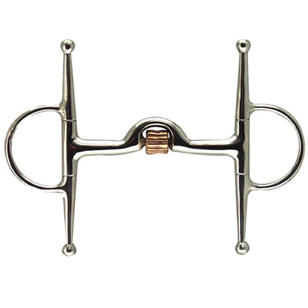 Coronet Western Curb Bit with Copper Roller-Malleable Iron Coronet Western Curb Bit with Copper Roller-Malleable Iron
