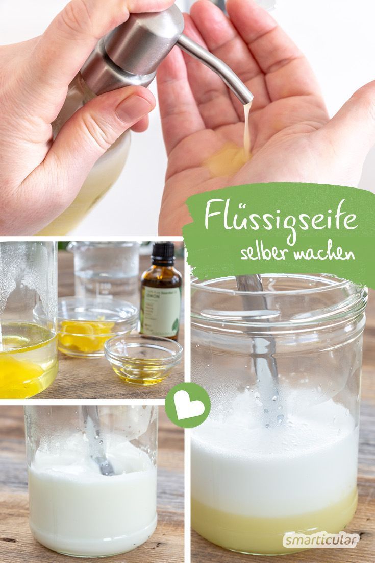 Flüssigseife selber machen: haltbar und effektiv dank Schmierseife
